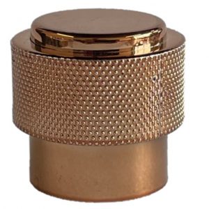 Overcap Round Bronze (fits on collar of 15mm self-crimp pump)