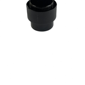 Overcap Round Black (fits on collar of 15mm self-crimp pump)