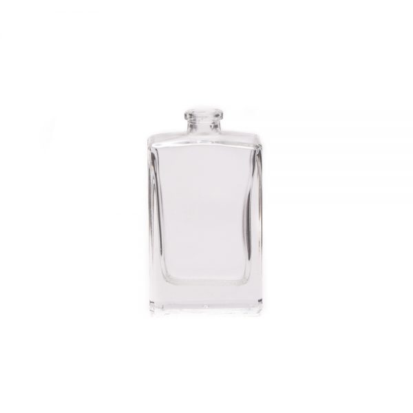 Perfume Bottle?Rectangular 30ml | Clear - Crimp Cap